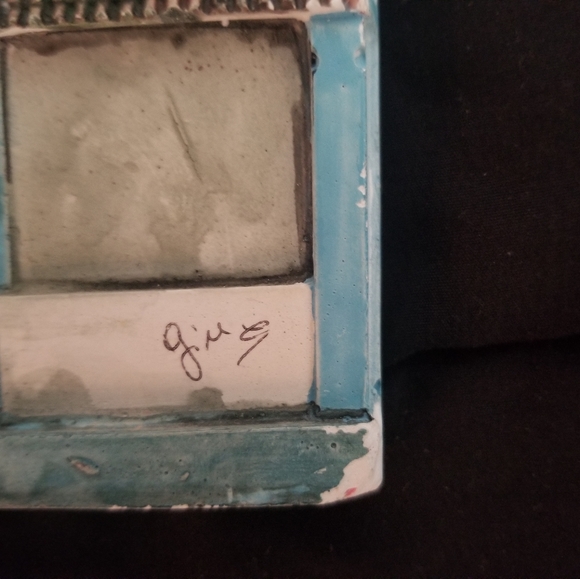 VINTAGE Chalkware 3d wall hanging of 15 Century Ca - Picture 4 of 4